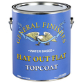 General Finishes 1 Gal Clear Flat Out Flat Water-Based Topcoat, Flat FGA
